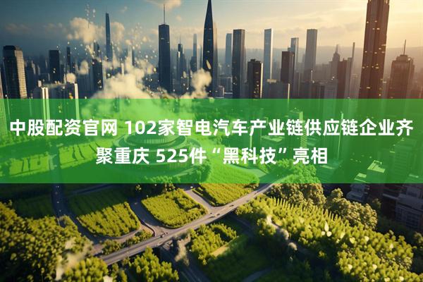 中股配资官网 102家智电汽车产业链供应链企业齐聚重庆 525件“黑科技”亮相