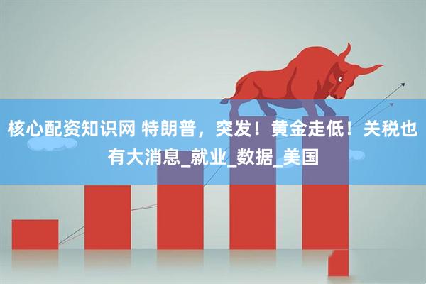 核心配资知识网 特朗普，突发！黄金走低！关税也有大消息_就业_数据_美国