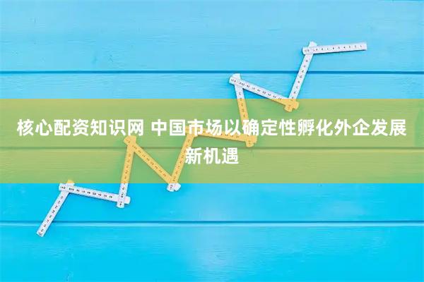 核心配资知识网 中国市场以确定性孵化外企发展新机遇
